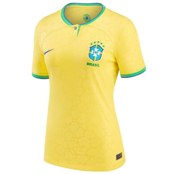 Camiseta Brasil 1st Mujer 2022-2023